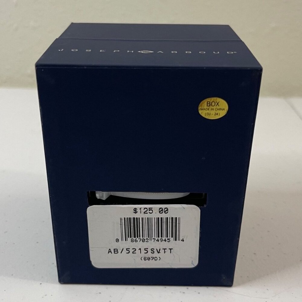 Joseph Abboud Silver/Gold-Tone White Dial Mens Watch In Original Box, New - Picture 13 of 14